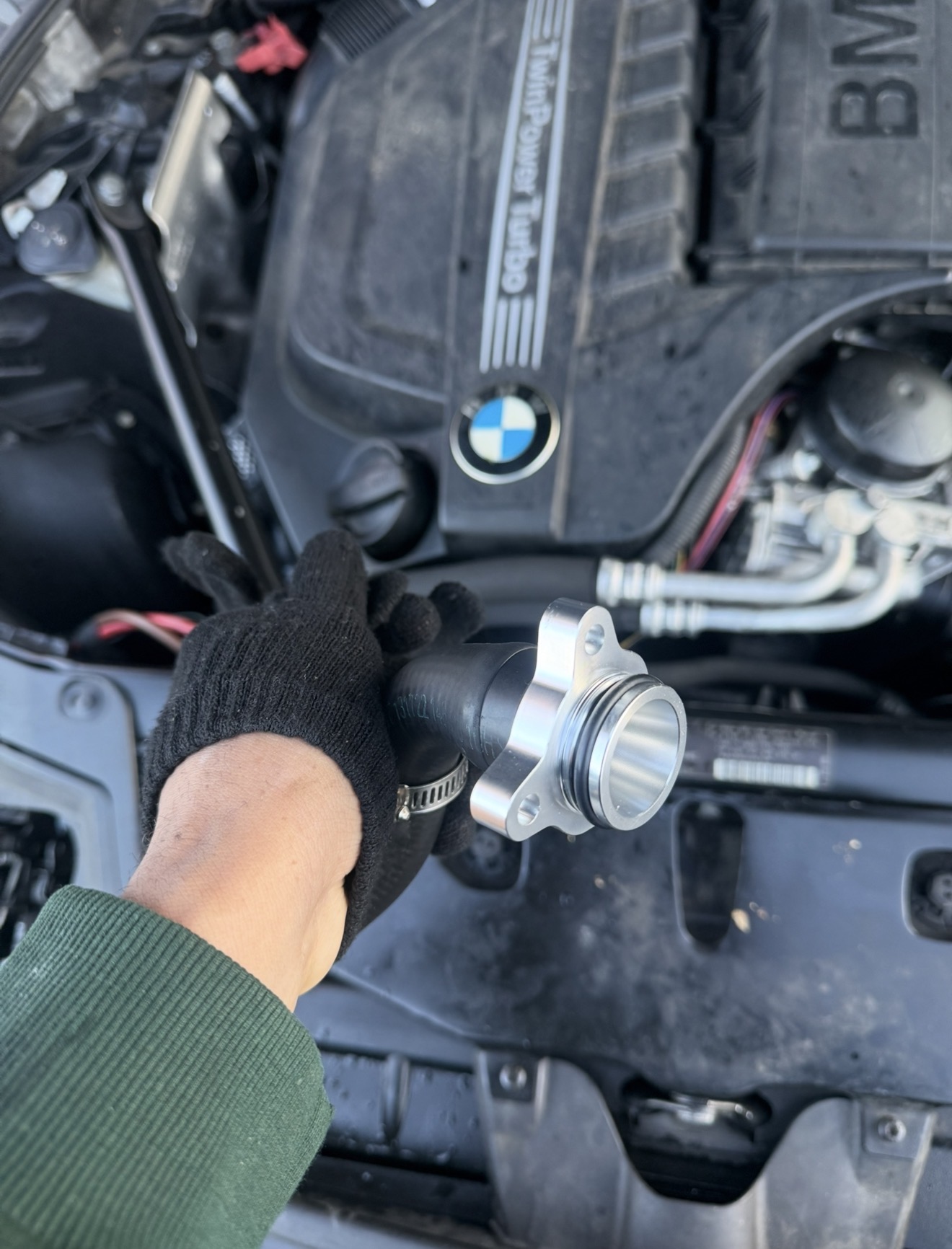 BMW F10 535i Mickey mouse flange